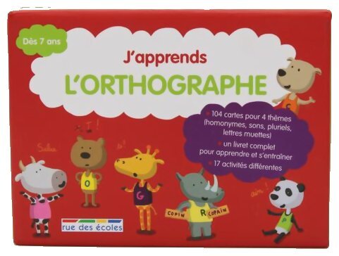 J'apprends l'orthographe