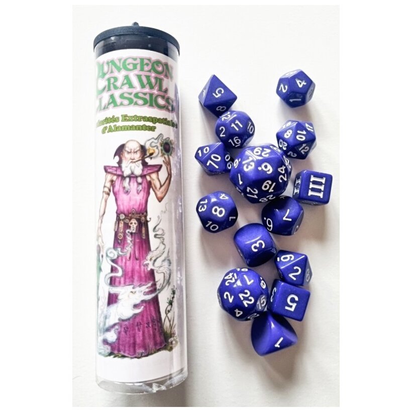 Dungeon Crawl Classics - Set de 14 dés - Les angularités extraspatiales d'Alamenter