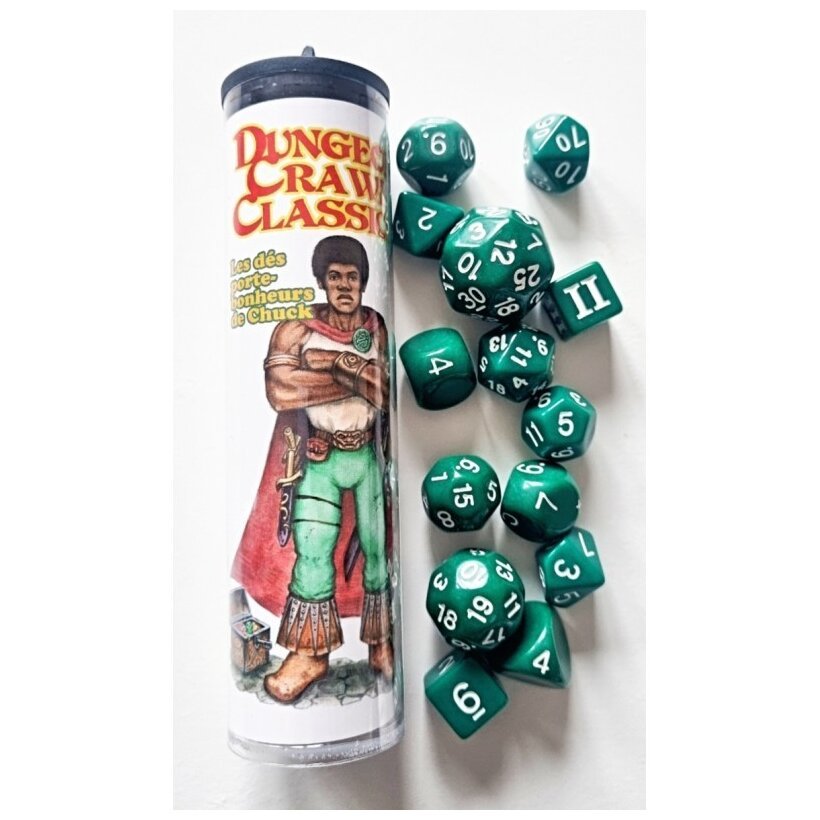 Dungeon Crawl Classics - Set de dés - Les dés porte-bonheur de Chuck