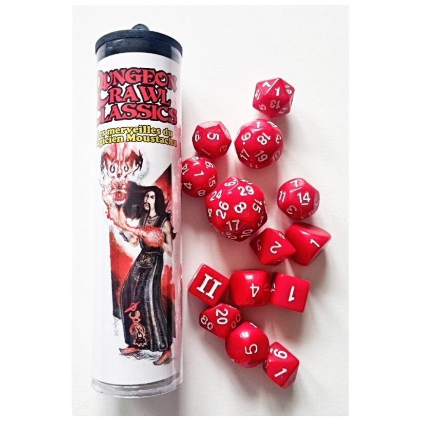 Dungeon Crawl Classics - Set de dés - Magicien Moustachu