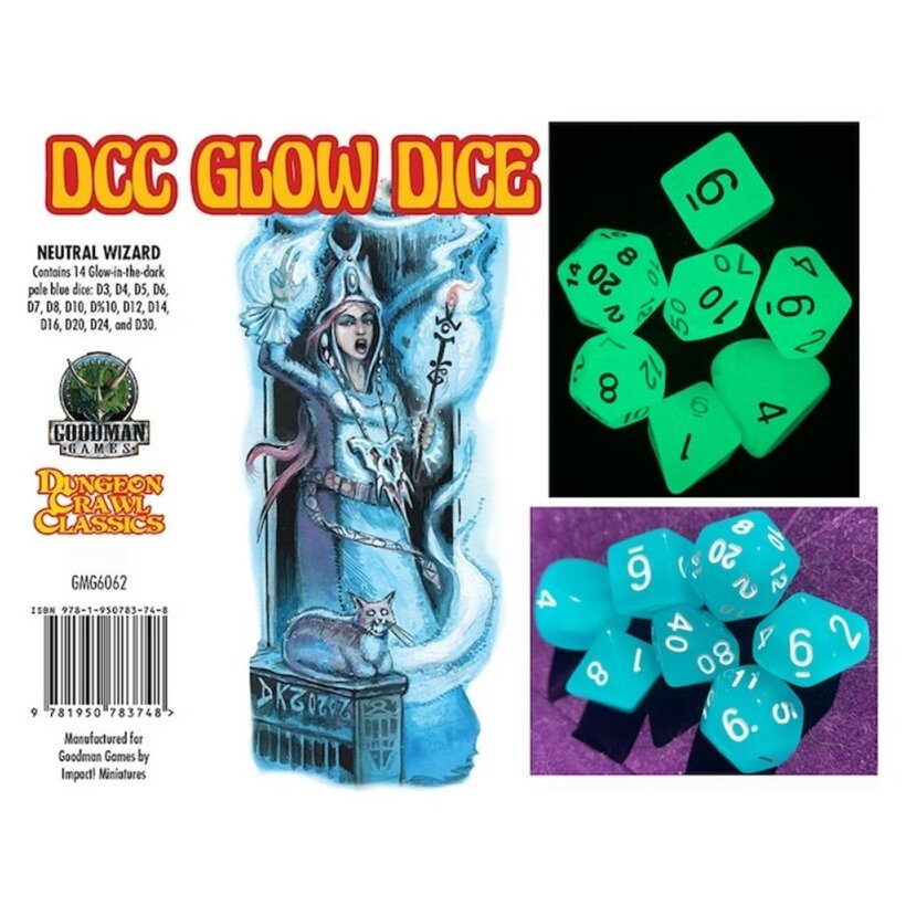 Dungeon Crawl Classics - Set de dés - Mage Neutre