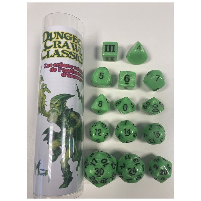 Dungeon Crawl Classics - Set de dés - Enchanteur d'émeraude