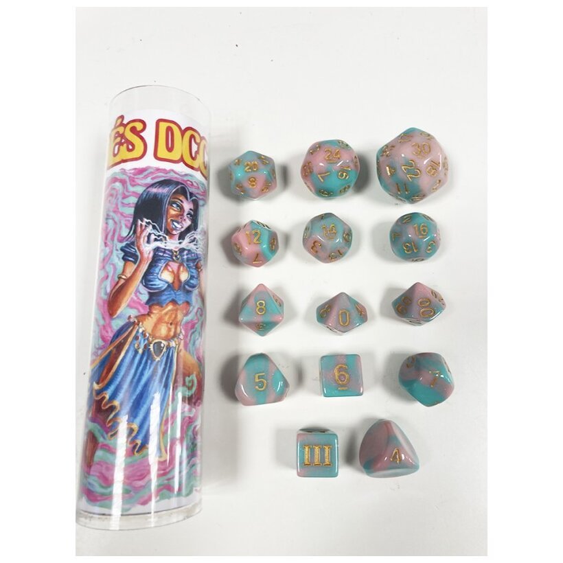 Dungeon Crawl Classics - Set de dés - Créations cristallines de Vello