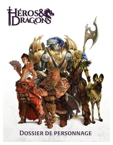 D&D5 - Héros & Dragons - Dossier de Personnage