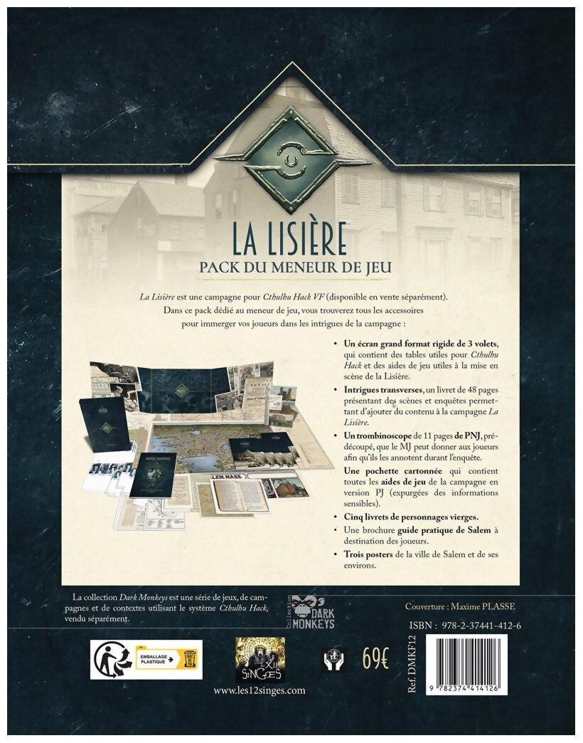 Cthulhu Hack - La Lisière - Pack du Meneur de Jeu