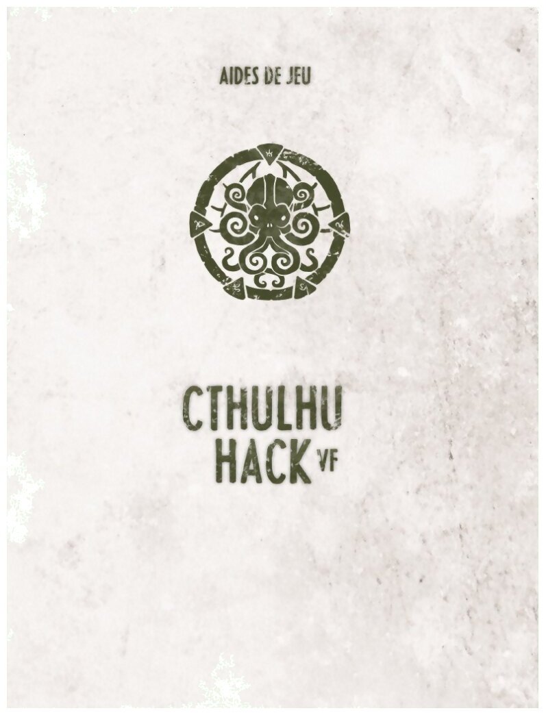 Cthulhu Hack - Aides de jeu
