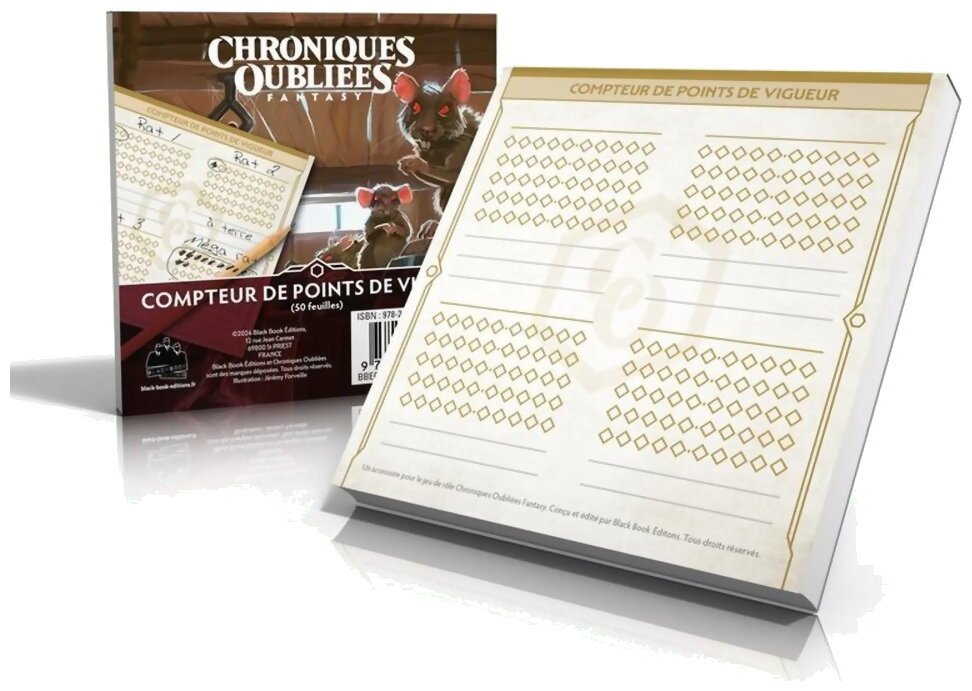 Chroniques Oubliées Fantasy - Compteurs de Points de Vigueur - 2e édition