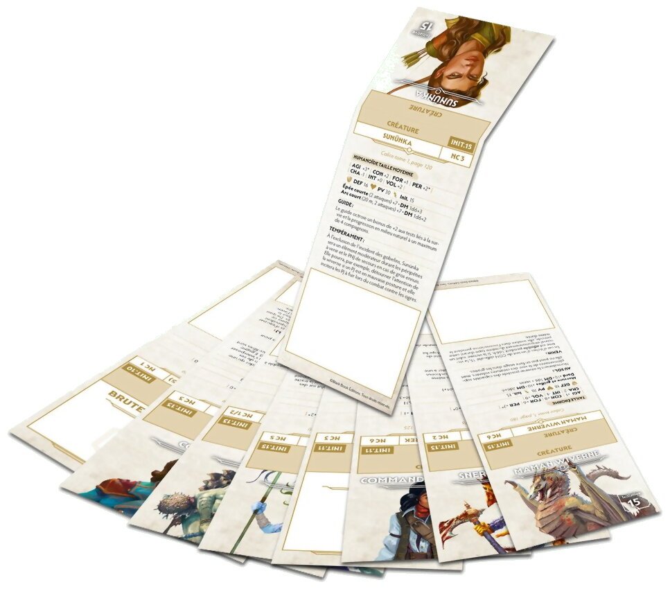 Chroniques Oubliées Fantasy - Mémentos de PNJ + monstres Calice T1 - 2e édition