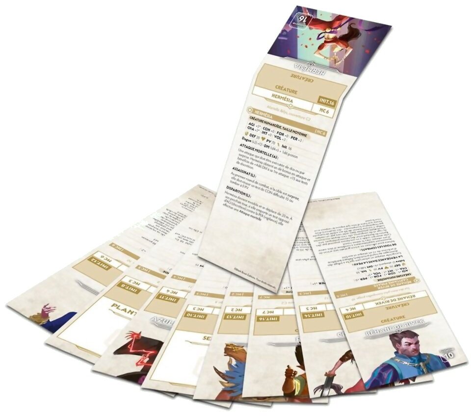 Chroniques Oubliées Fantasy - Mémentos de PNJ + monstres des 8 scénarios - 2e édition