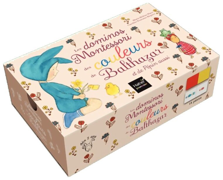 Les dominos Montessori des couleurs de balthazar et de pépin aussi
