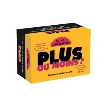 Les petits jeux d'apéro - plus ou moins ?