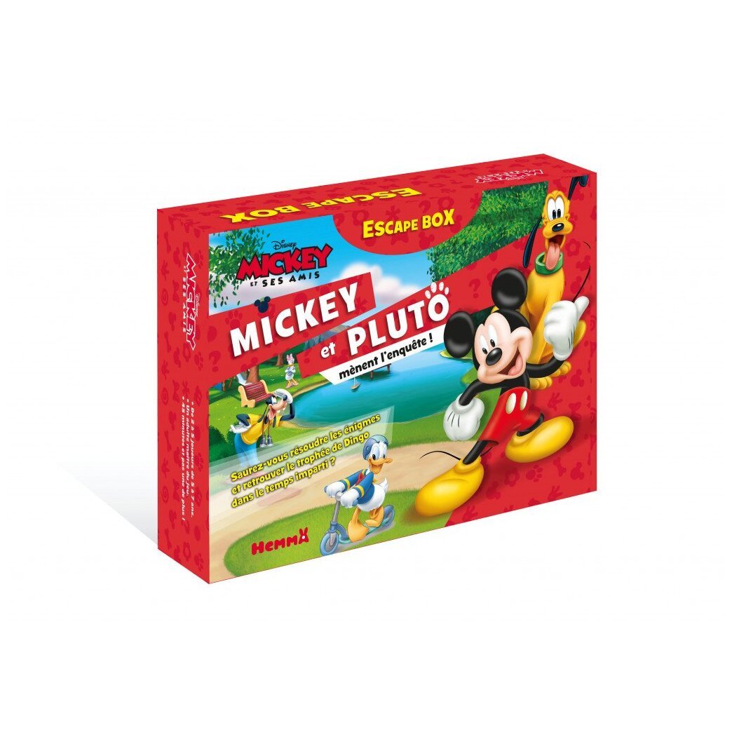 Escape Box Disney : Disney Mickey et ses amis - Mickey et Pluto mènent l'enquête !