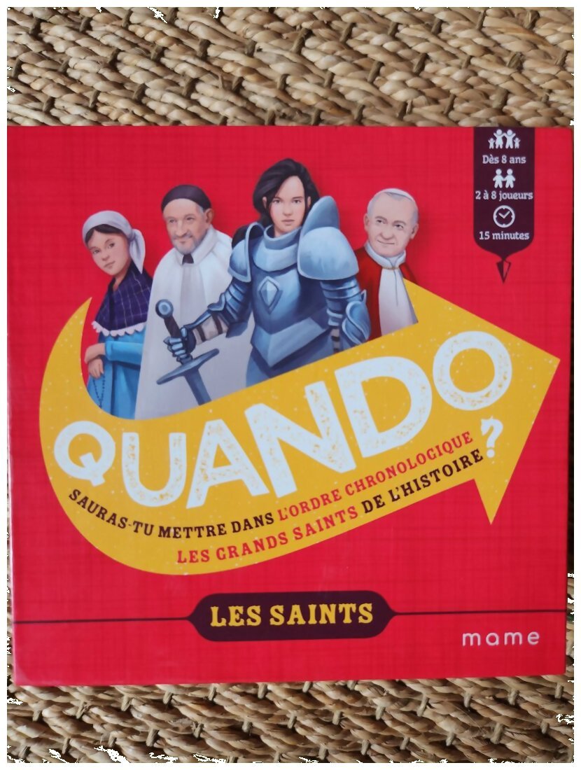 Quando - Les Saints - Sauras-Tu Mettre Dans L'ordre Chronologique Les Grands Saints de l'histoire ?