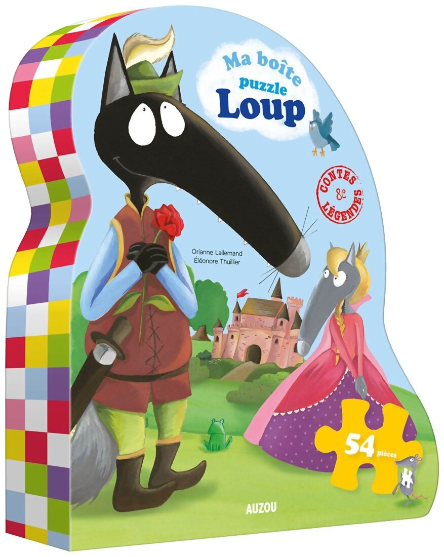 Ma Boite Puzzle Loup - 54 pièces