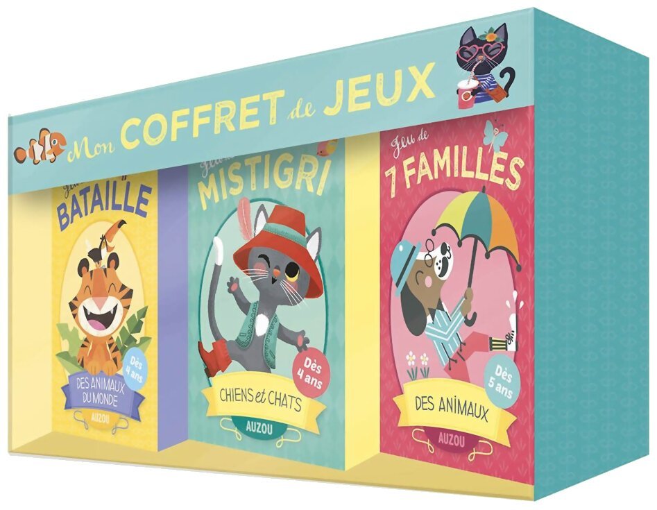 Mon Coffret De Jeux - 7 Familles, Mistigri Et Bataille