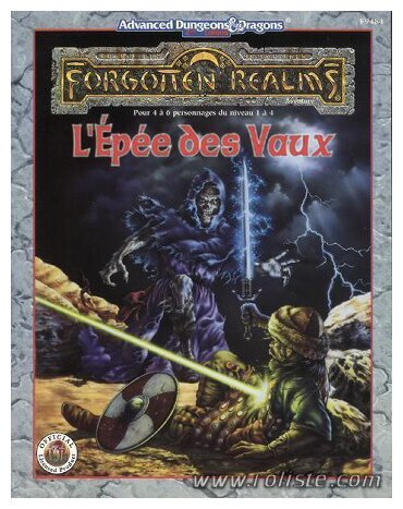 AD&D - Royaumes Oubliés - Trilogie des Vaux 1- L'Epée des Vaux