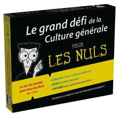 Le grand défi de la Culture générale pour les Nuls