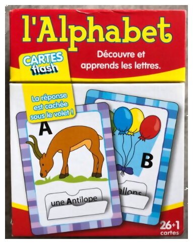 L'alphabet - Cartes Flash