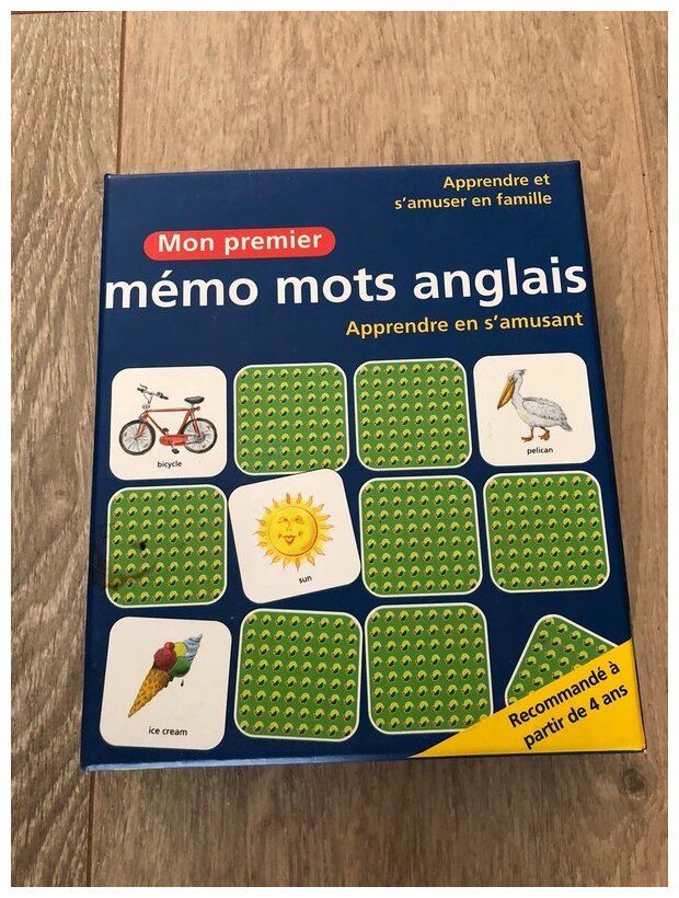 Mon premier mémo mots anglais