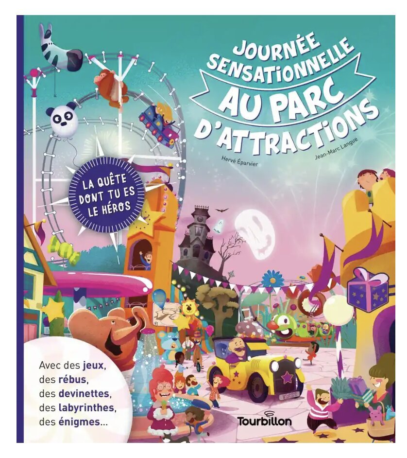 Journée sensationnelle au parc d'attractions