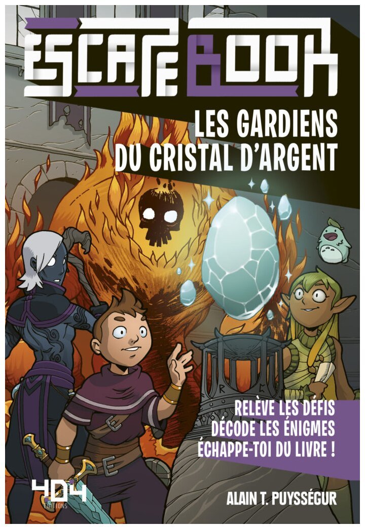 Escape Book enfant - Les gardiens du cristal d'argent