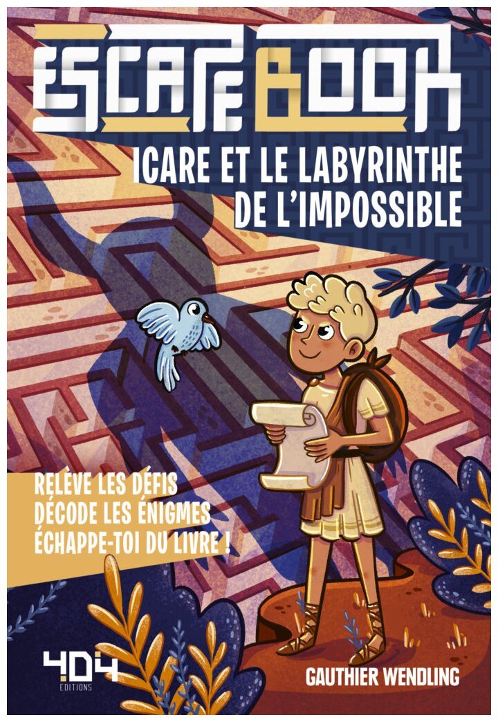 Escape Book enfant - Icare et le labyrinthe de l'impossible