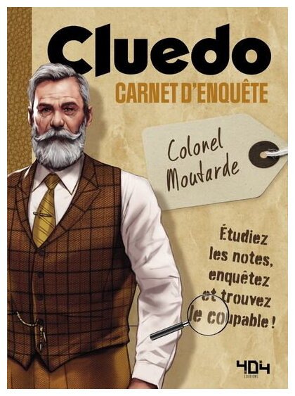 Cluedo Carnet D'enquête - Colonel Moutarde