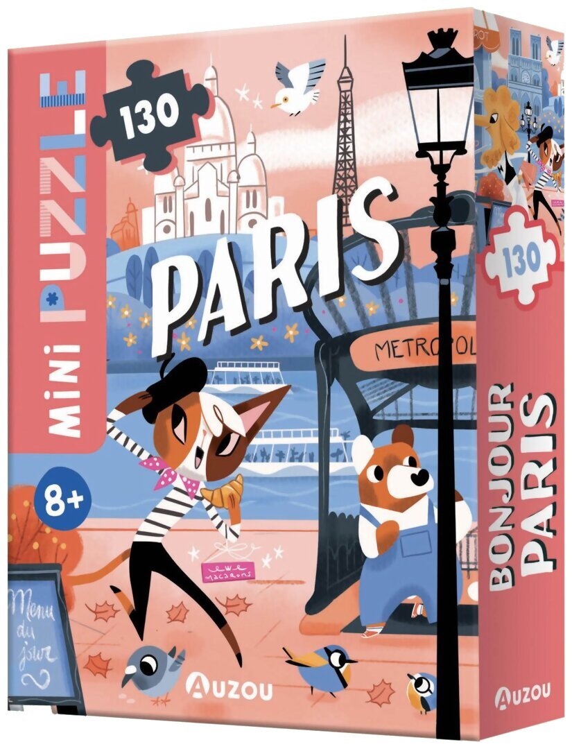 Mini Puzzle - Bonjour Paris - 130 Pièces