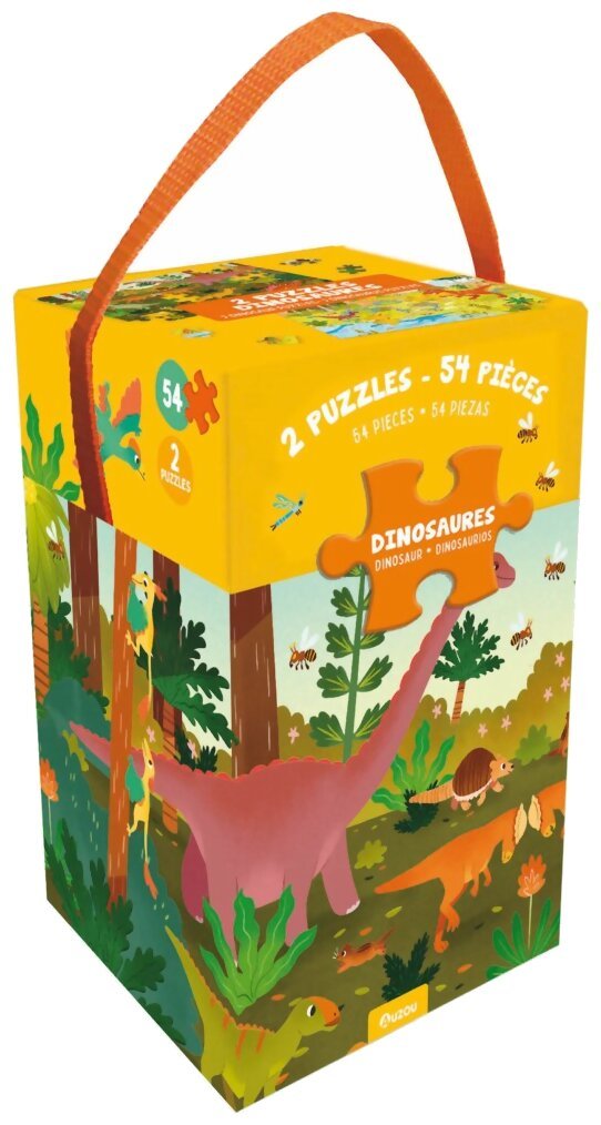 Mes Puzzles Dinosaures - 2 Puzzle - 54 Pièces