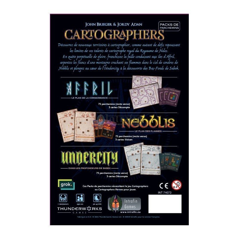Cartographers - Extension "Pack de Parchemins"