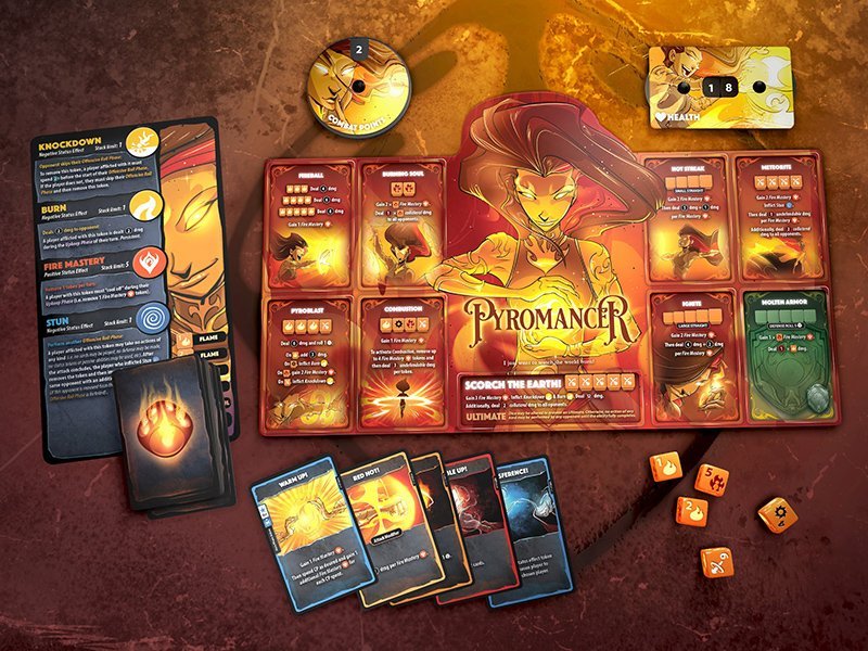 Dice Throne S1- Pyromancienne VS Voleur de l’Ombre