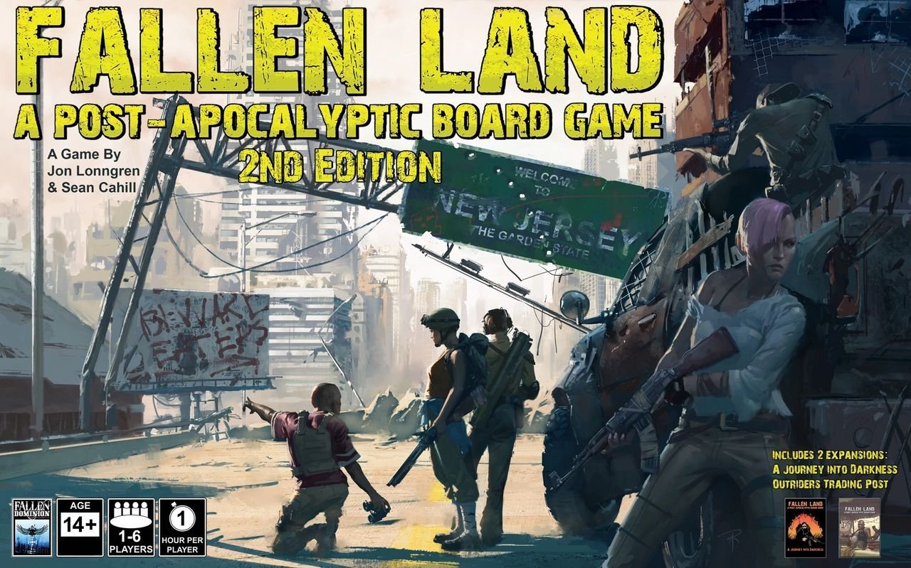 Fallen Land : A Post Apocalyptic Board Game 2nd Edition