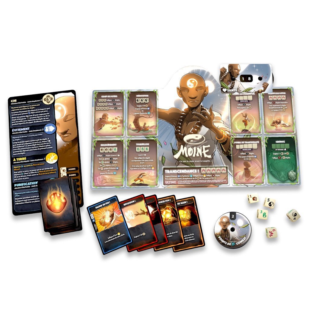 Dice Throne S1 - Moine VS Paladin