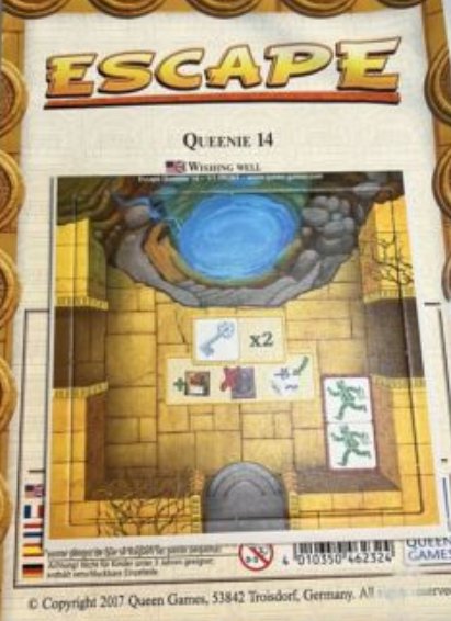 Escape : The Curse of the Temple - Queenie 14 : Wishing well