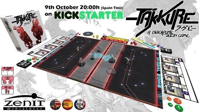 Takkure, a cyberpunk rugby game