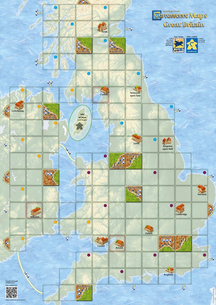 Carcassonne Maps : Grande-Bretagne