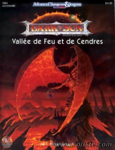 AD&D - Dark Sun - Vallée de Feu et de Cendres