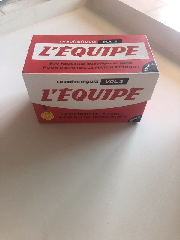 La boîte à quiz vol. 2 L'équipe