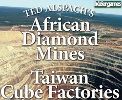 Age of Steam Expansion : African Diamond Mines - Taiwan Cube Factories