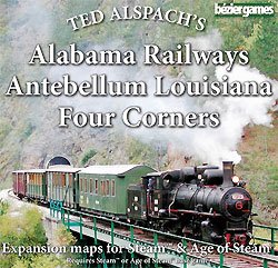 Age of Steam Expansion : Alabama Railways, Antebellum Louisiana & Four Corners