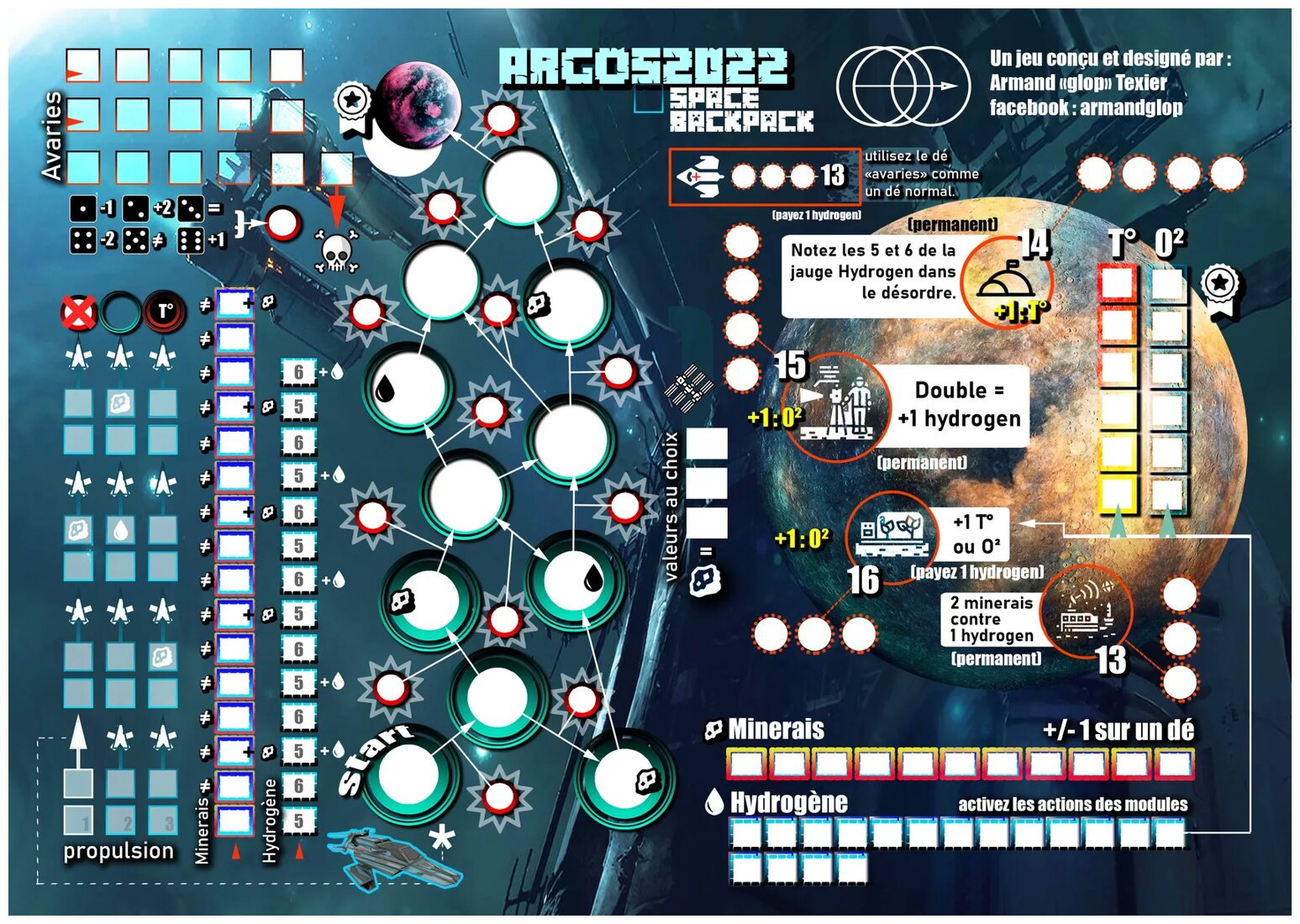 Argos2022 Space Backpack + R05Y-J