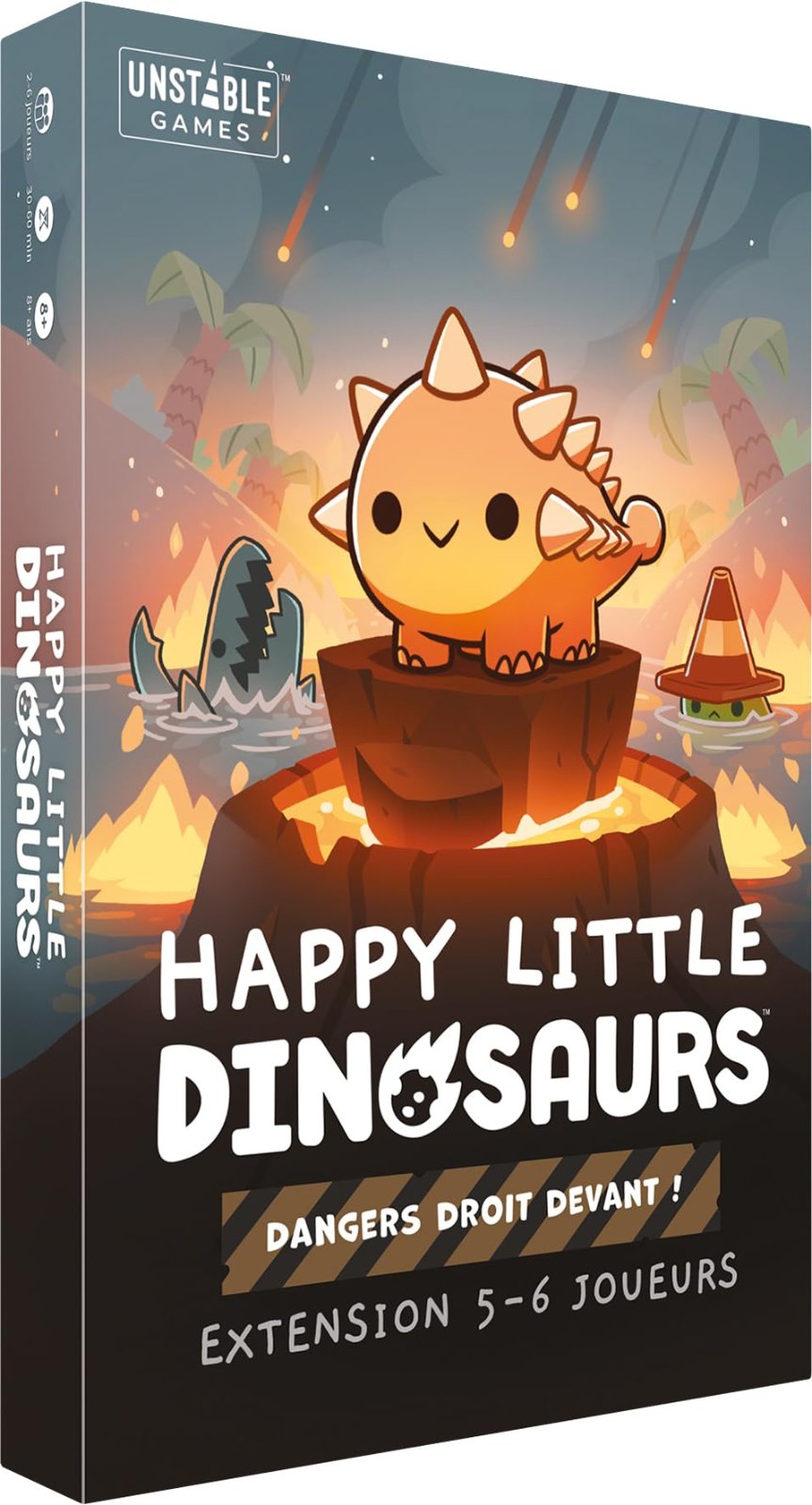 Photo: Happy Little Dinosaurs - Dangers Droit Devant - Extension 5-6 joueurs
