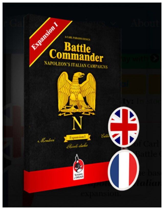 Battle Commander - Les Campagnes Italiennes De Napoléon - Extension 1 - Volume I