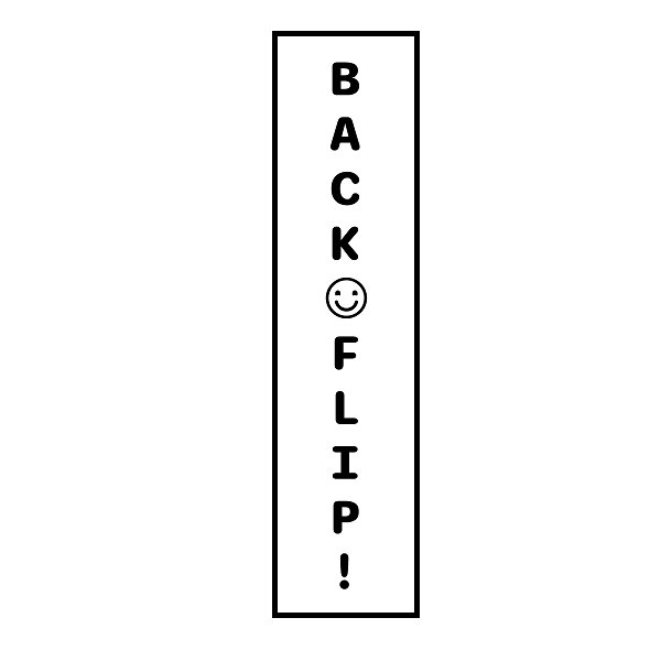 Backflip!