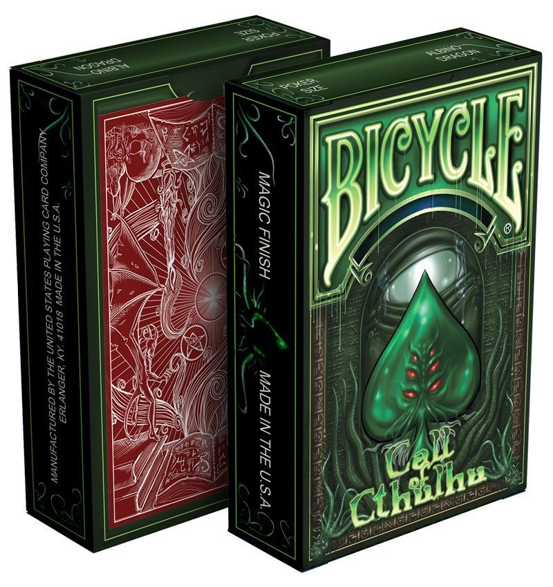 Bicycle Call of Cthulhu﻿ Limited Green Edition Cartes﻿