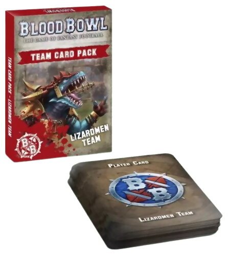 Blood Bowl - Team card pack Lizardmen Team