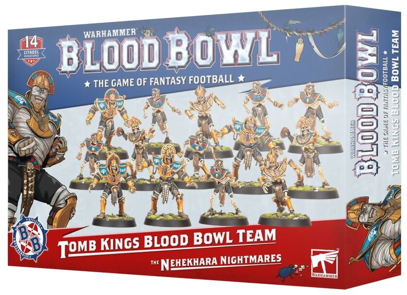 Blood Bowl - Tomb Kings Blood Bowl Team - The Nehekhara Nightmares