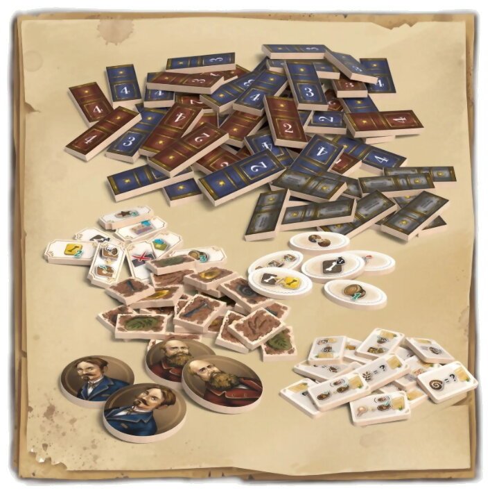 Bone Wars - Wooden Tokens With Heat Transfer Print
