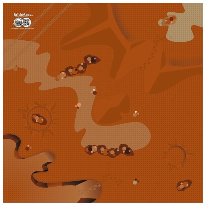 Bricks Wargame -  Tapis De Jeu Brickmaps Red Planet