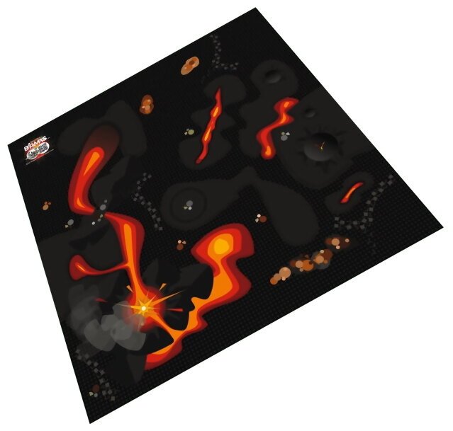 Bricks Wargame - Tapis De Jeu Brickmaps Volcanic Plain